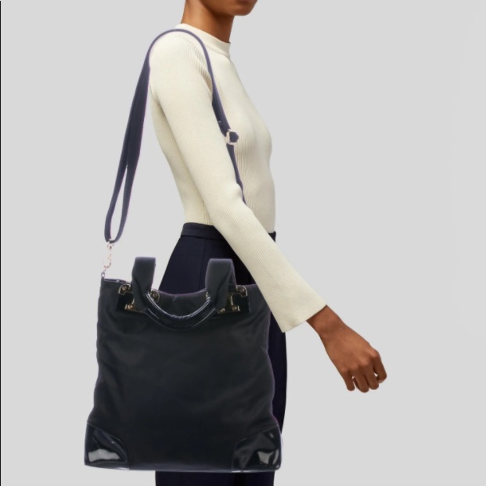 Tory Burch Black Nico Tote Handbag